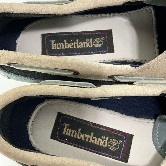 TIMBERLAND Tri-Colored Suede Leather Boat Shoes - Picture 8 of 10
